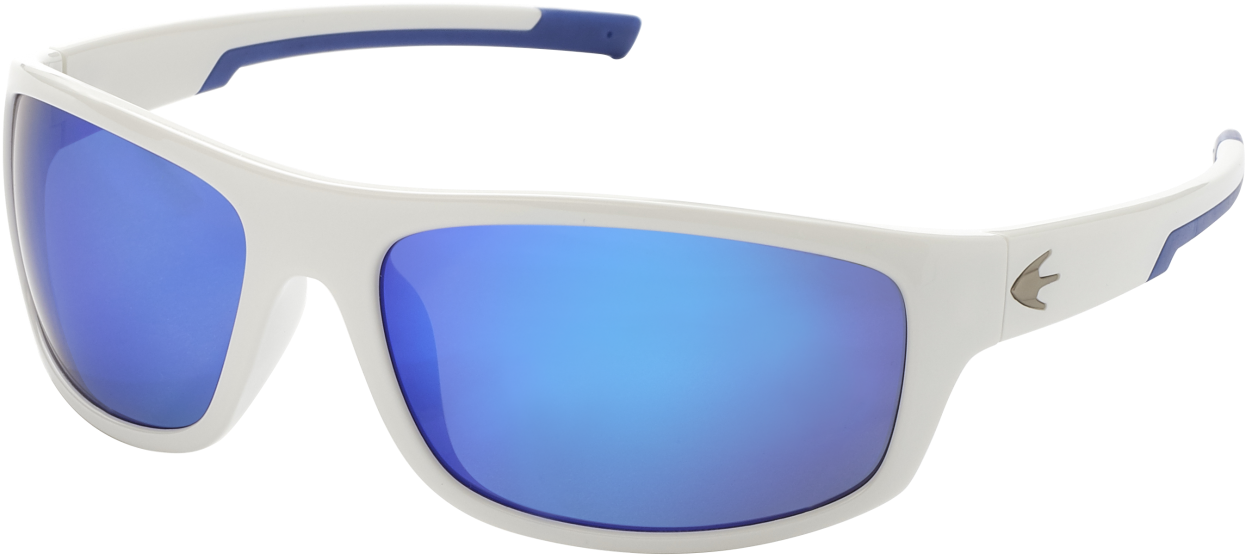 Stingray Eyewear Flathead With Blue Lens - Plastic (1500x793), Png Download