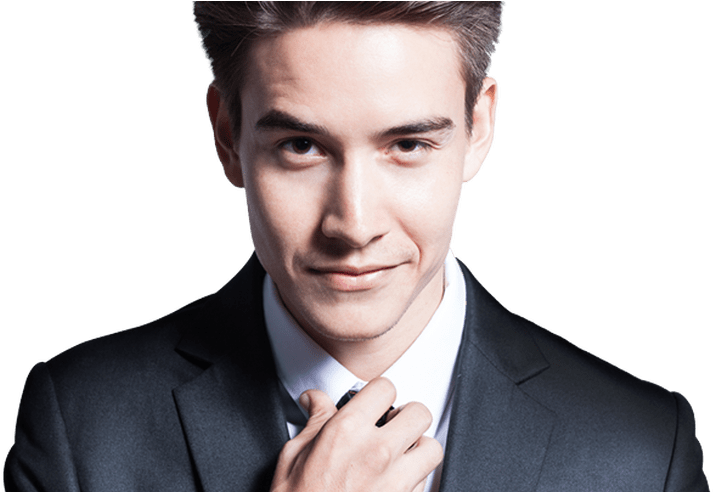 Men's Haircuts The Executives Hair Stylist For Men - Beau Cheveux Homme (800x491), Png Download