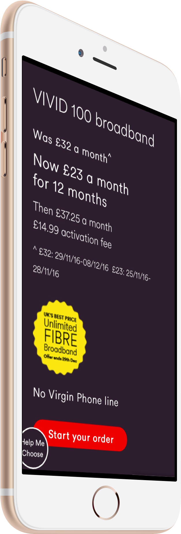 Virgin Media Offers Fantastic Christmas Deals - Smartphone (1000x2000), Png Download