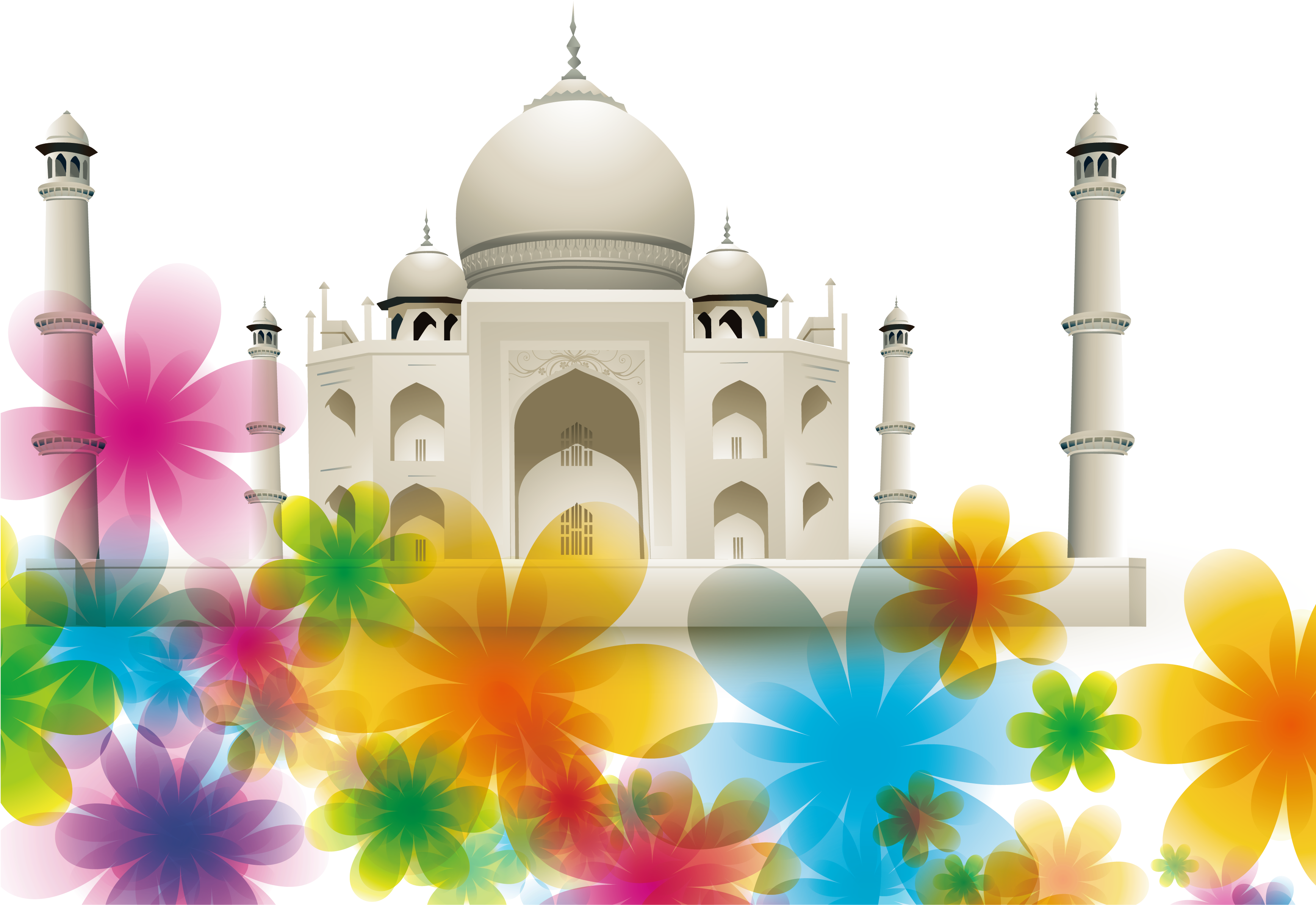 Taj Mahal Monument Royalty - Taj Mahal (4214x4214), Png Download