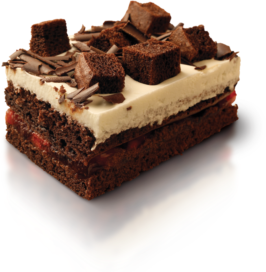 Gluten-free Black Forest Sheet Cake - Tarta De Cumpleaños Brownie (1000x1000), Png Download