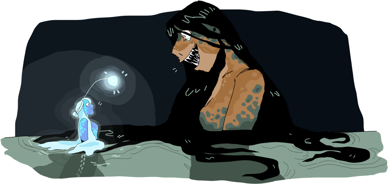 Realistic Transparent Mermaid Tumblr Png Realistic - Illustration (1280x689), Png Download