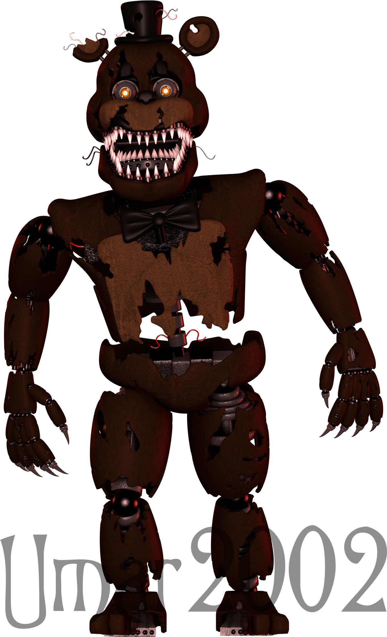 Fivenightsatfreddys - Cartoon (2073x2299), Png Download