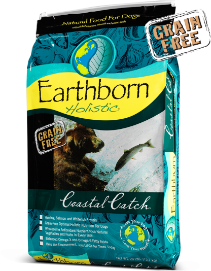 Earthborn Holistic® Grain Free Coastal Catch Dry Dog - Earthborn Coastal Catch (520x593), Png Download