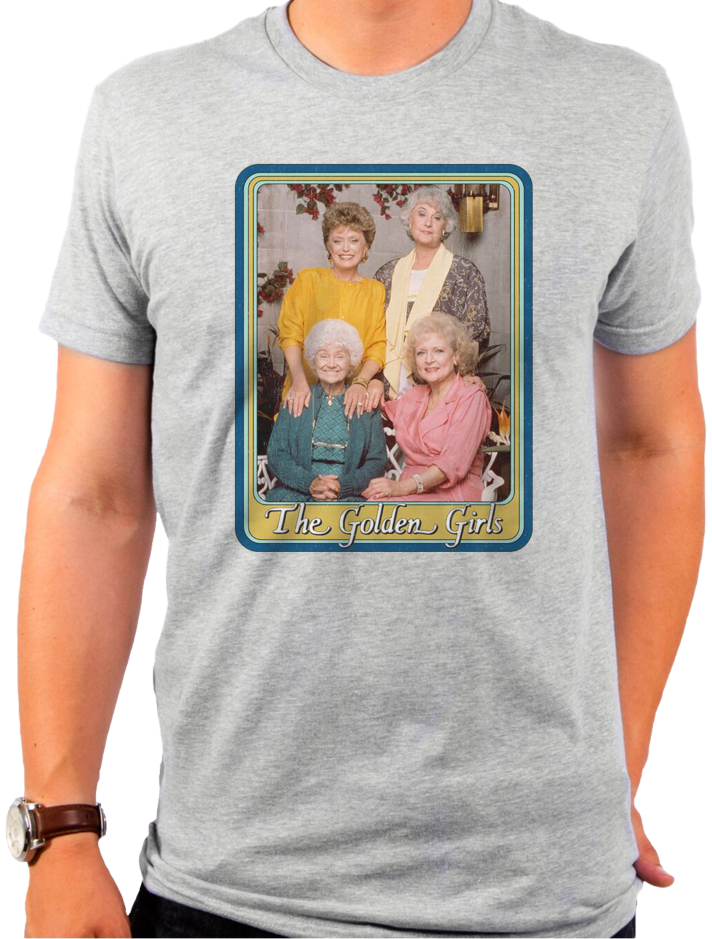 Framed Picture Golden Girls T-shirt - T-shirt (1024x1351), Png Download