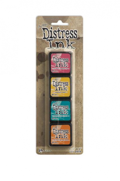 Distress Mini Ink Pads 4/pkg Kit (600x600), Png Download