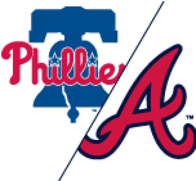 Philadelphia Phillies At Atlanta Braves - Shoot Rifle (640x590), Png Download