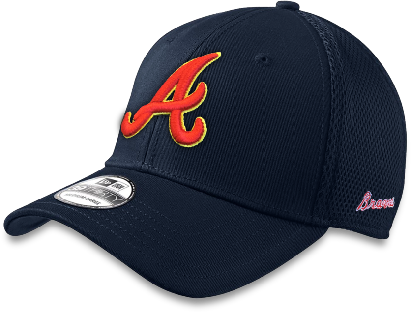 Atlanta Braves New Era Cap - Hat (1024x1024), Png Download