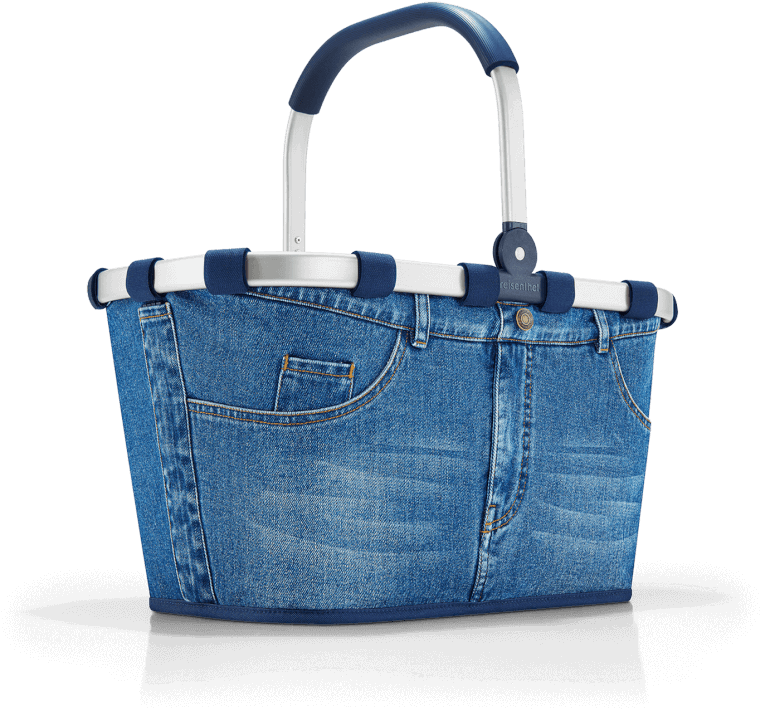 Carrybag Jeans - Reisenthel Einkaufskorb Jeans (780x780), Png Download
