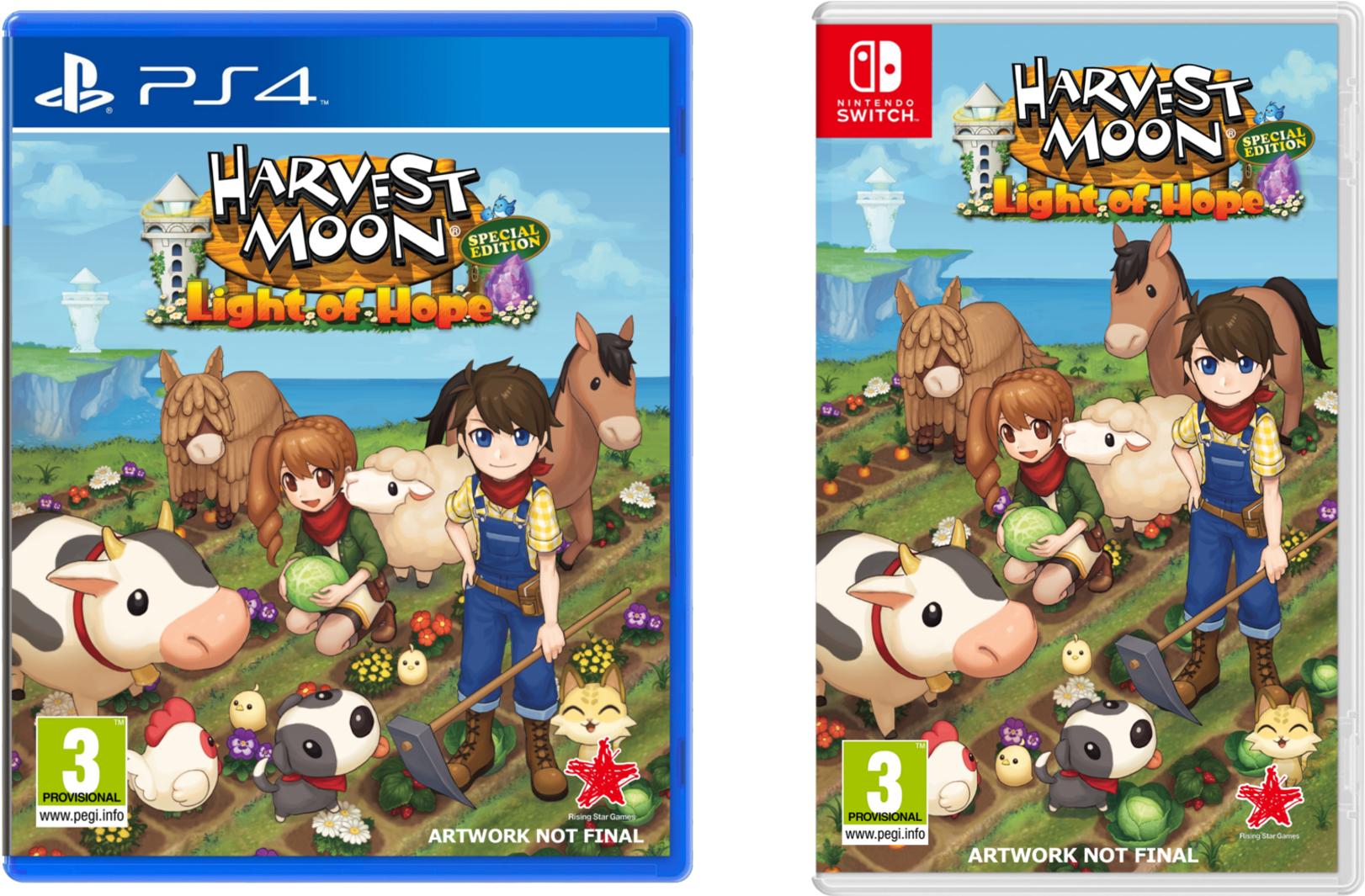 Rising Star Games - Harvest Moon Light Of Hope Special Edition Switch (1920x1080), Png Download
