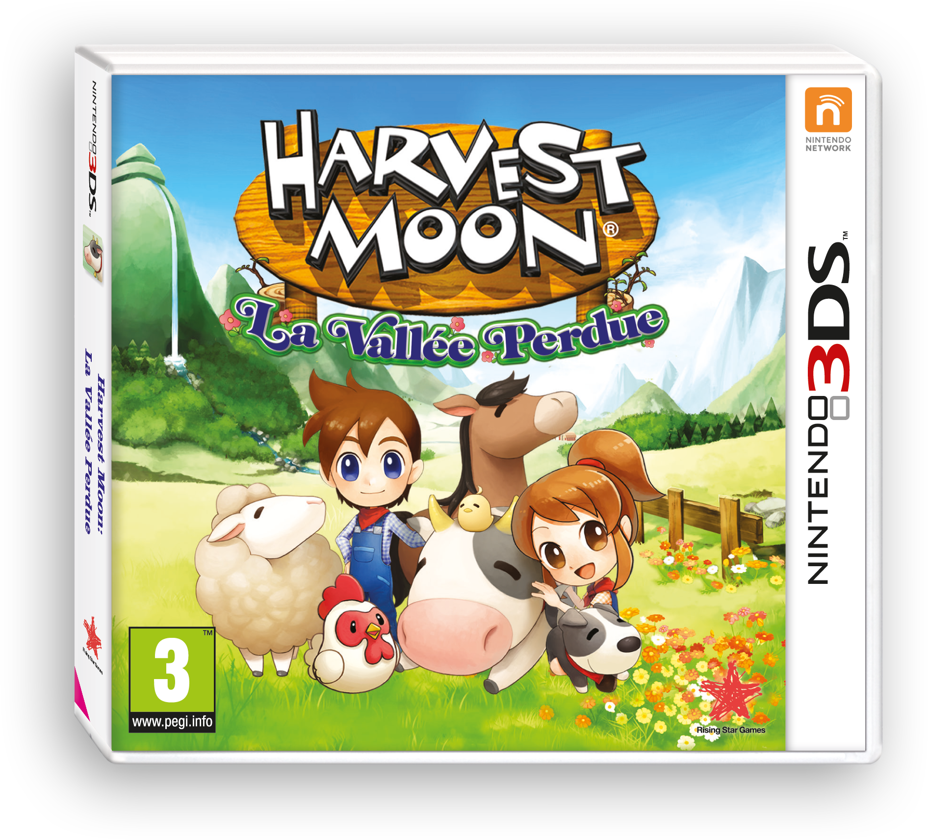 Soignez Les Animaux, Faites-vous Des Amis Et Façonnez - Harvest Moon Game Nintendo (2124x2283), Png Download