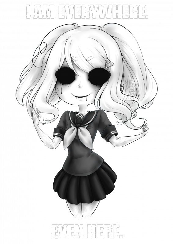 I Am Everywhere - Cartoon (566x800), Png Download