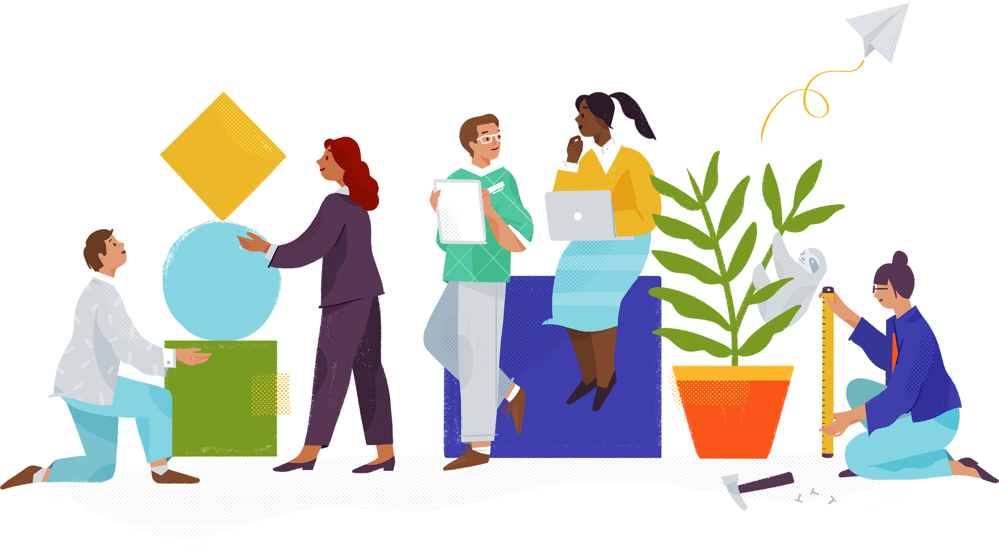 2000 X 1097 8 - Slack Illustrations (2000x1097), Png Download