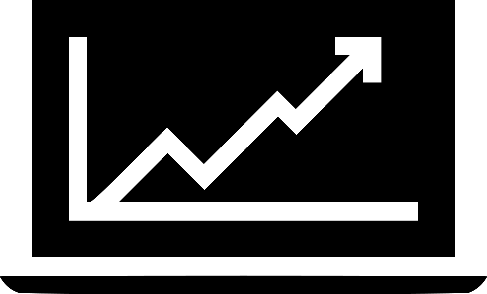 Online Marketing Growth Chart Success Upwards Management - Graphic Design (980x592), Png Download