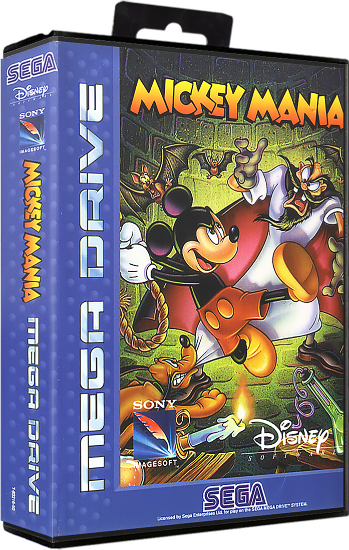Mickey Mania - Mickey Mania Mega Drive Cover (729x1134), Png Download