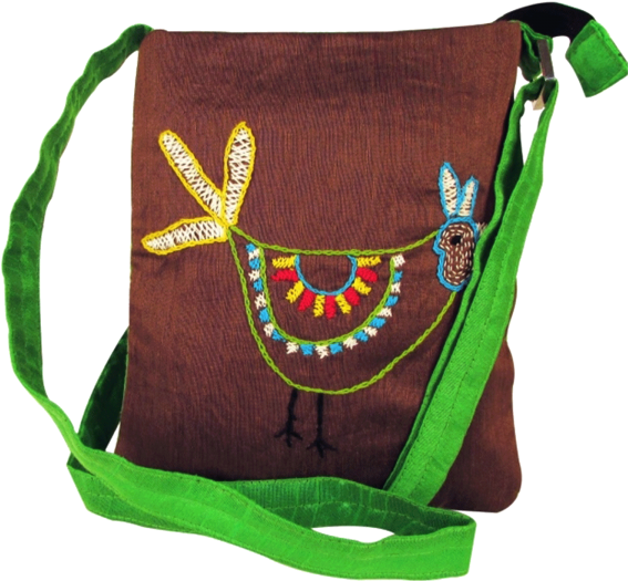 Indha Craft Handicraft Sling Bag For Girls/women - Shoulder Bag (600x600), Png Download