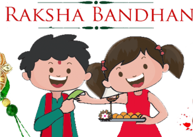 Rakhi Clipart Transparent - Happy Raksha Bandhan 2018 (640x480), Png Download