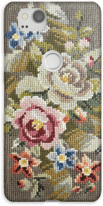 Embroidered Case Pixel - Embroidery (484x800), Png Download
