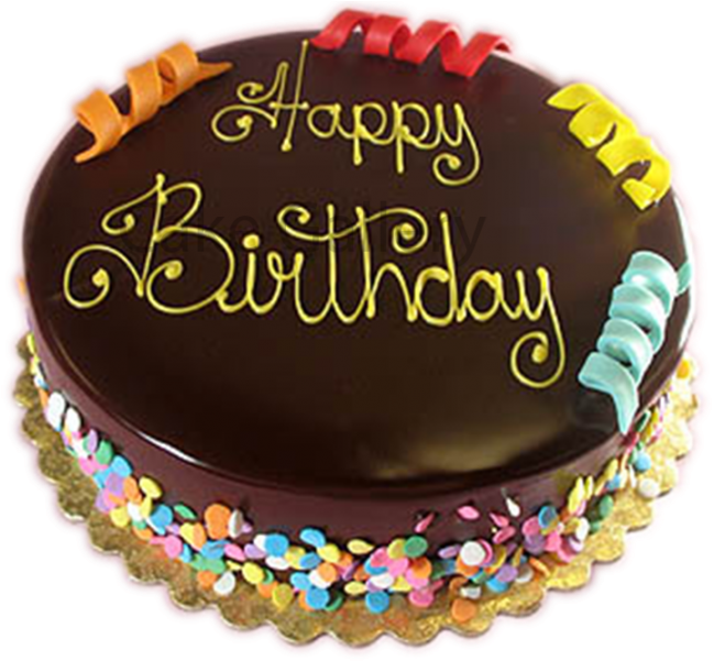 Happy Birthday Chocolate Writing (800x600), Png Download