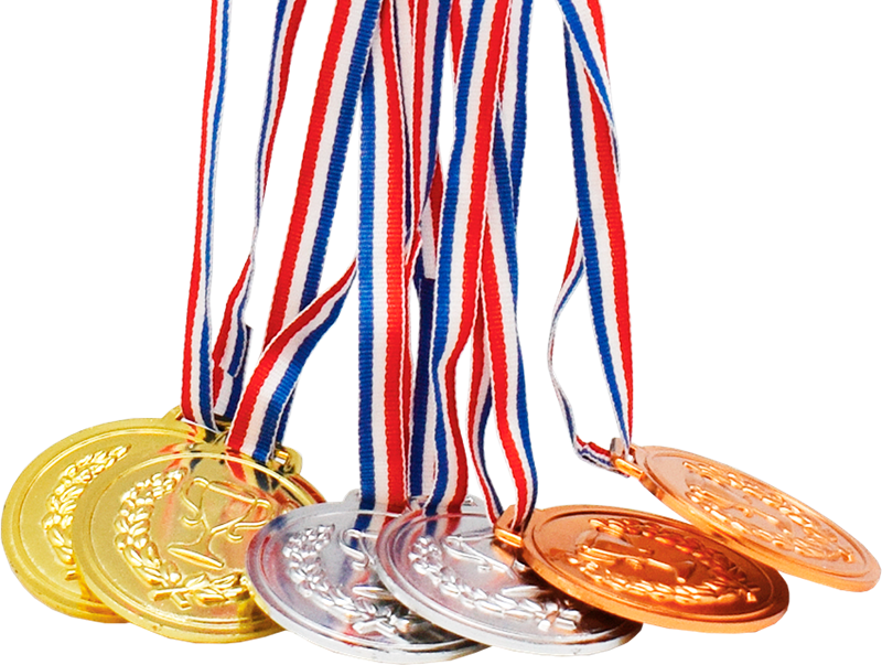 Medals Gold, Silver & Bronze 6-pack - Coin (800x603), Png Download
