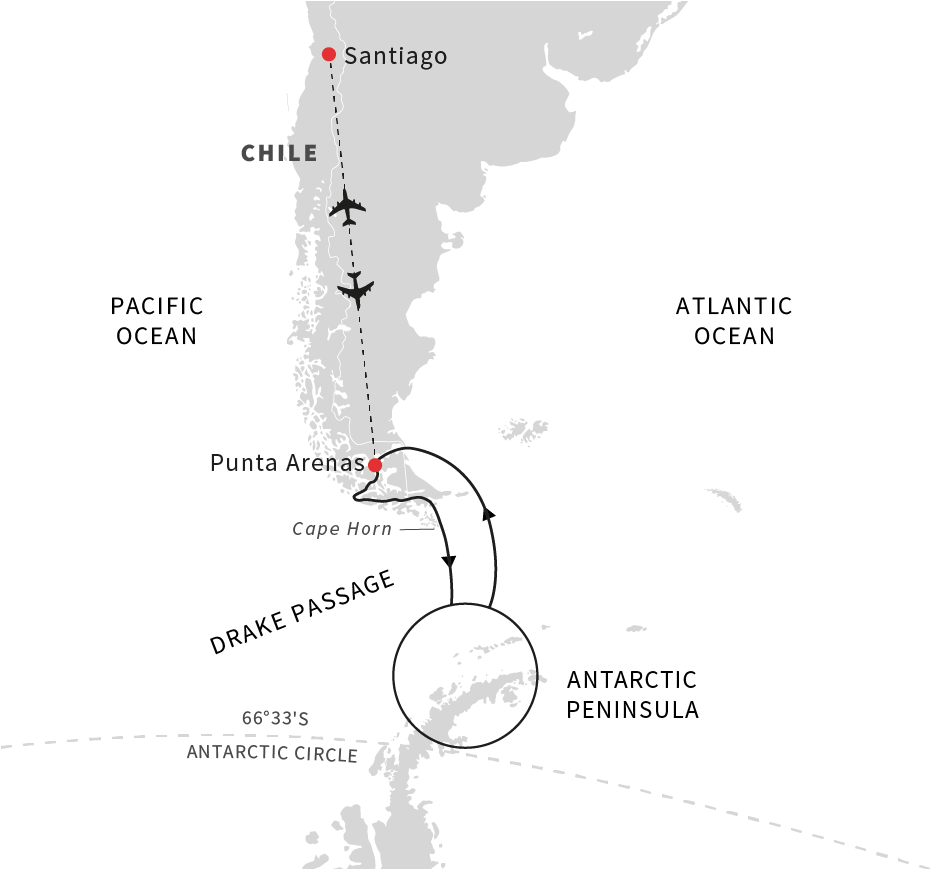 Patagonia To Antarctica (986x868), Png Download
