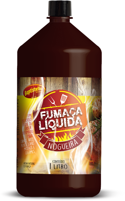Fumaça Líquida 1 Litro - Bottle (650x775), Png Download