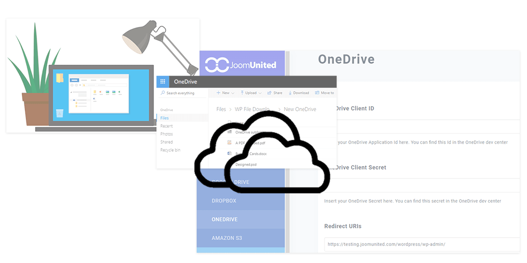 One Drive To Wordpress Media Folder - Computer Icon (1080x540), Png Download