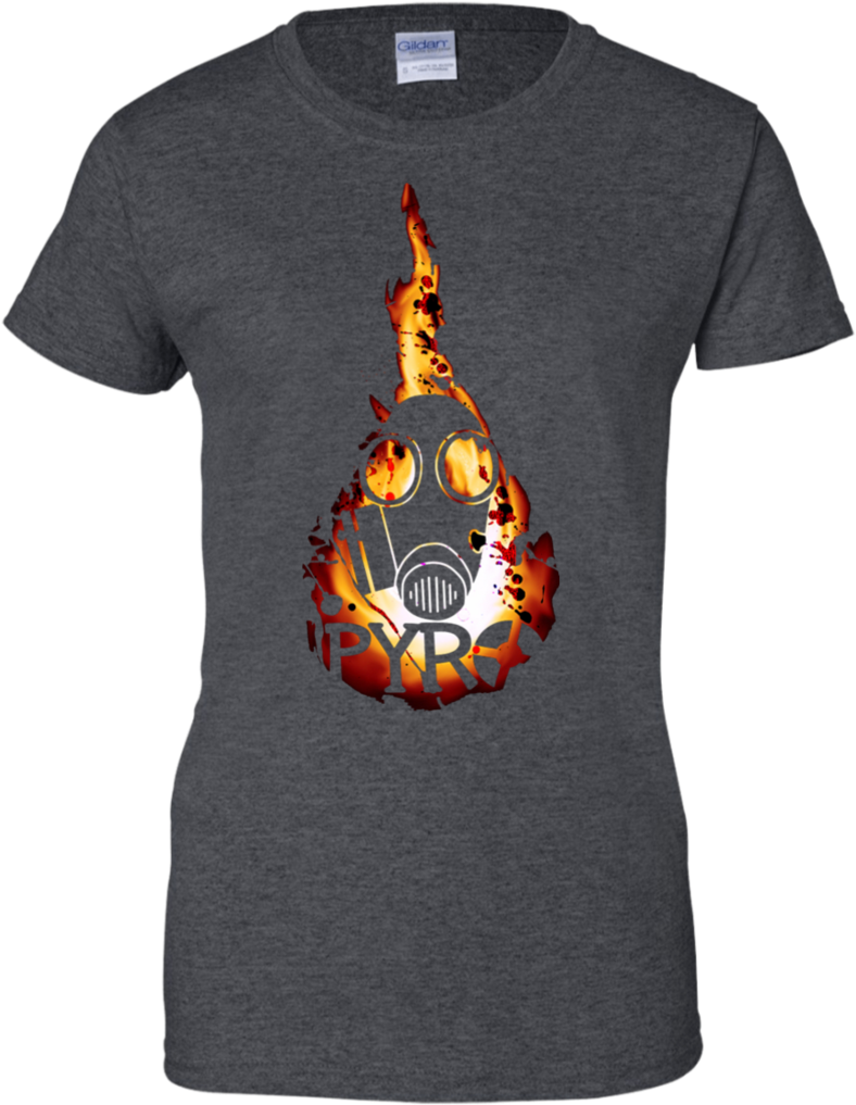 Team Fortress 2 The Pyro T Shirt & Hoodie - T-shirt (1024x1024), Png Download