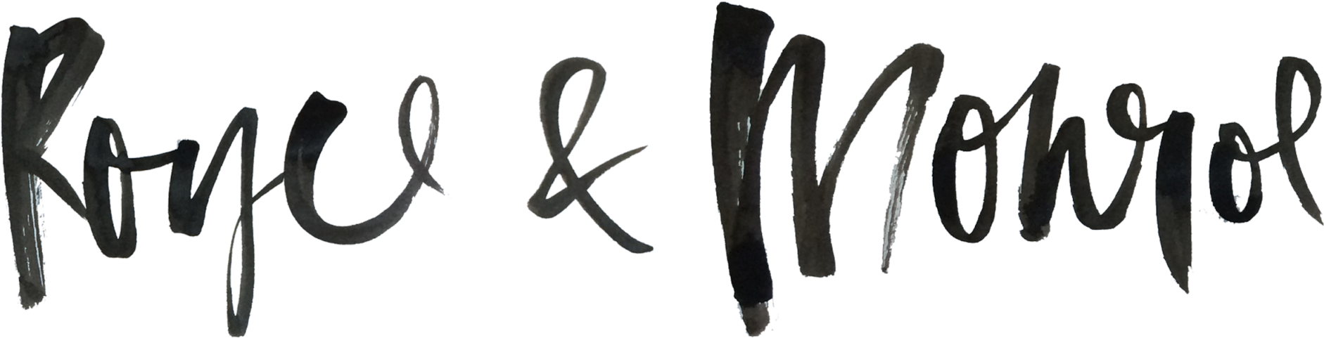 Royce & Monroe - Calligraphy (2048x949), Png Download