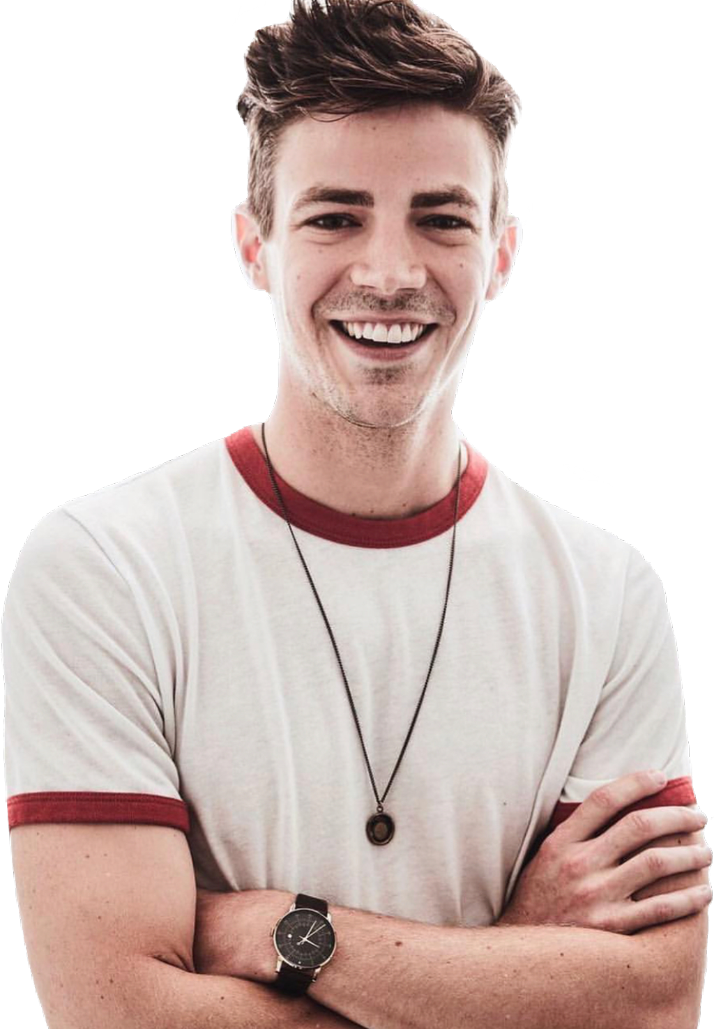 Grantgustin Sticker - Grant Gustin Comic Con 2018 (1024x1476), Png Download