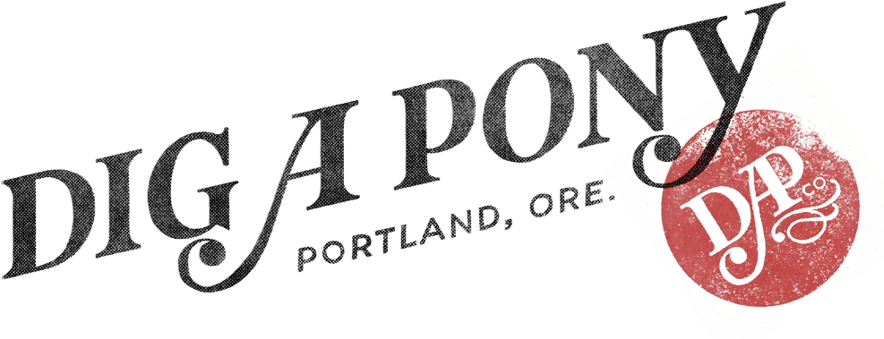 Dj Anjali & The Incredible Kid - Dig A Pony Logo (1000x389), Png Download