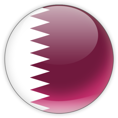 9 - - Qatar Round Flag Png (640x480), Png Download