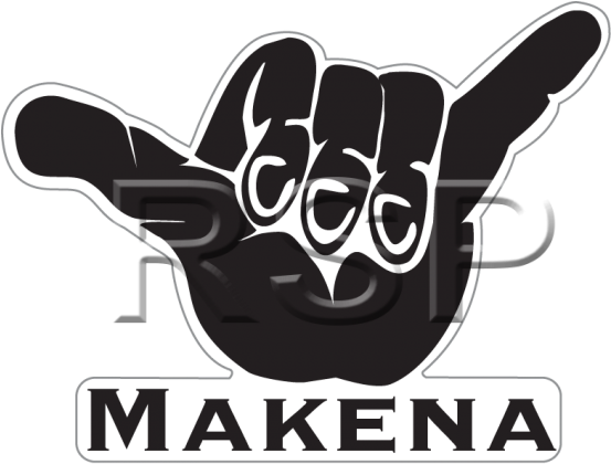 Decal Shaka Makena Set - Centre Hospitalier Princesse Grace (600x600), Png Download