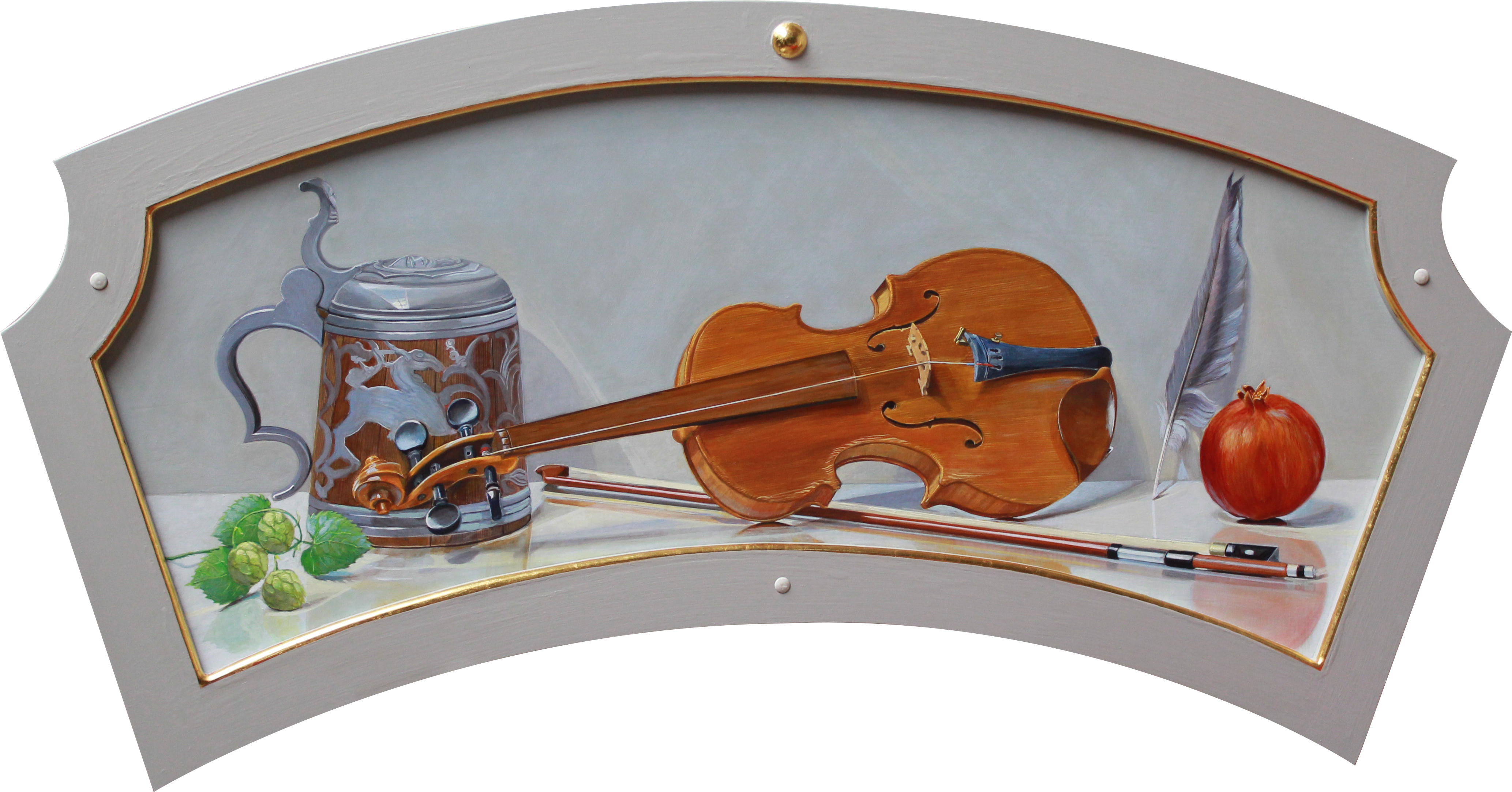File - Ujsekinger-supraporte - Violin (4133x2166), Png Download