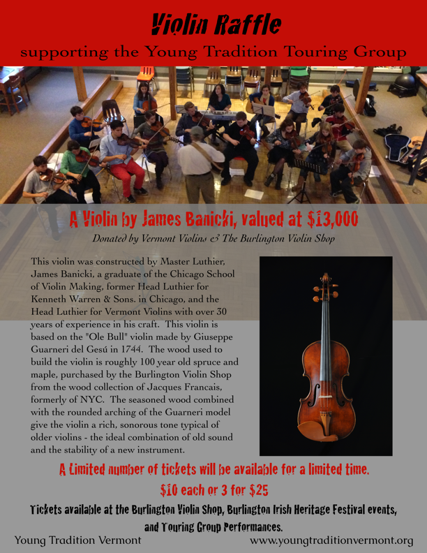 Violin Raffle - Violin (612x792), Png Download