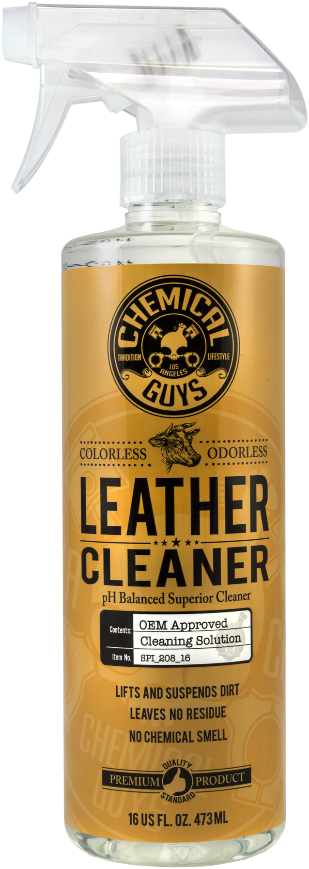 Chemical Guys Colorless Odorless Leather Cleaner (2000x2000), Png Download