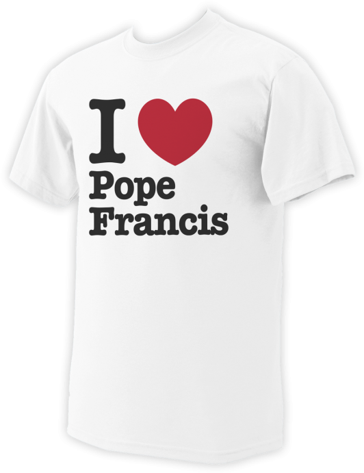I Heart Pope Francis T Shirt - T-shirt (700x700), Png Download