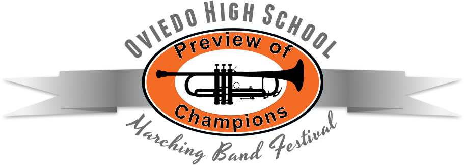 The Sixth Annual Preview Of Champions Marching Band - Trumpet Silhouette (940x365), Png Download