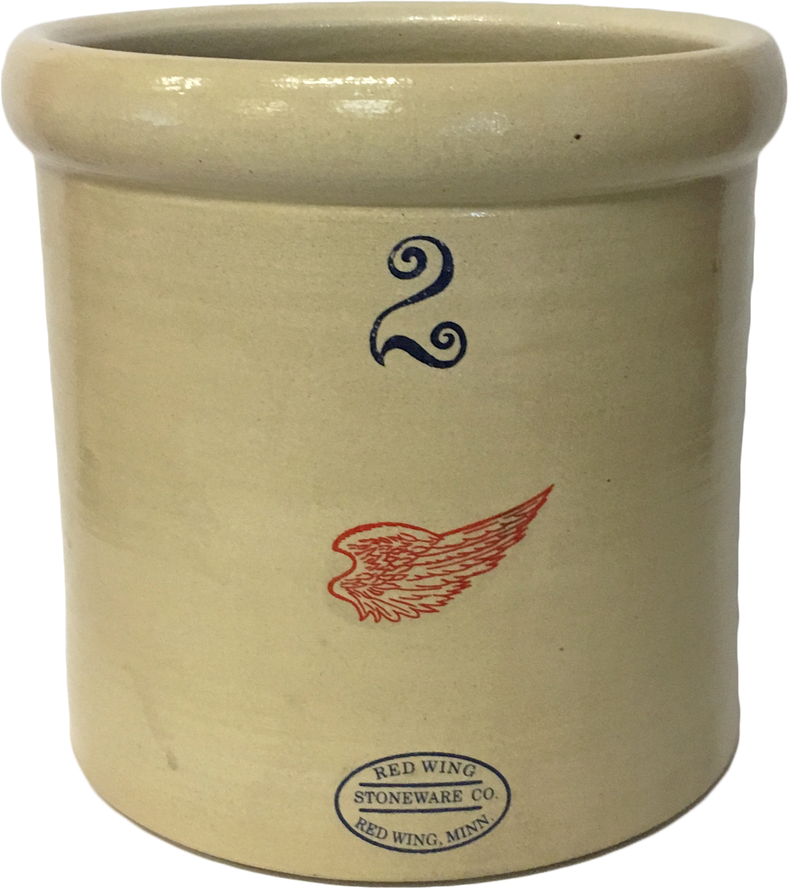 2 Gallon Hand Painted Pine Cone - Earthenware (2072x2072), Png Download