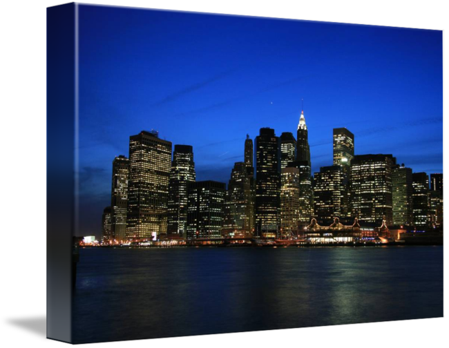 Skyline Transparent Brooklyn - New York Skyline (650x504), Png Download