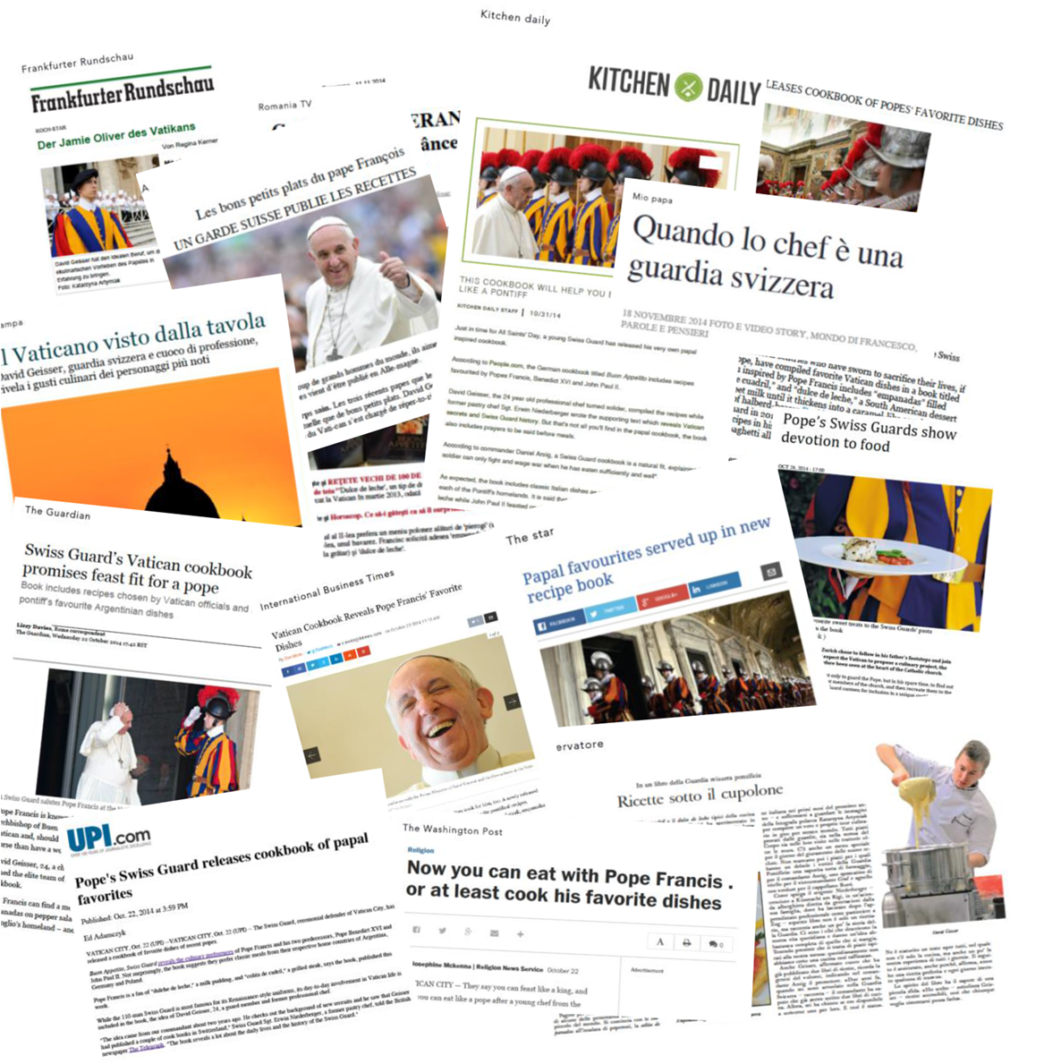Most Intense Worldwide Media Coverage For Any 2016 - Swiss Guard (1170x1214), Png Download