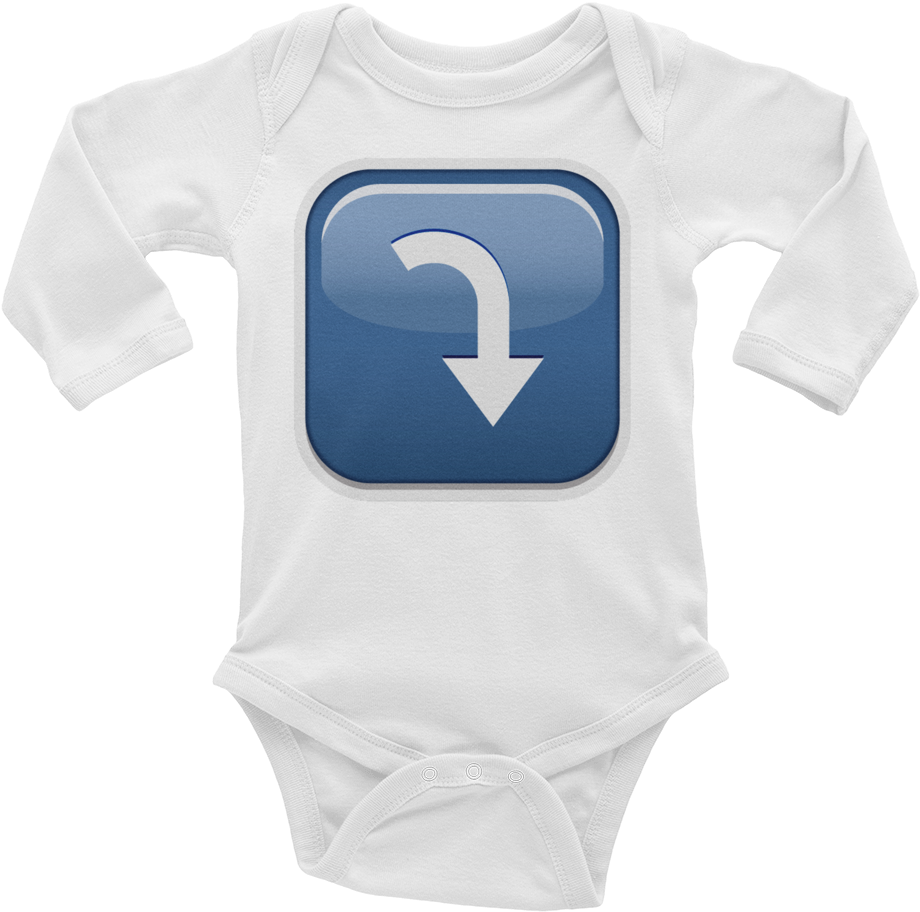 Emoji Baby Long Sleeve One Piece - Number (1000x1000), Png Download