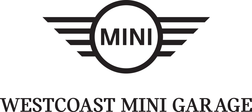 Westcoast Mini Garage Wordmark Stacked Black - Circle (1000x445), Png Download