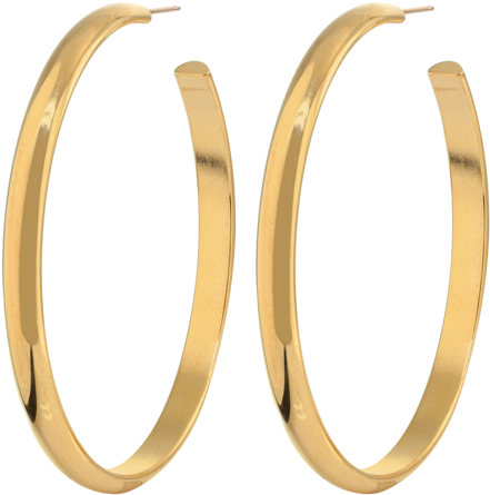 Valentina Hoops - Earrings (630x630), Png Download