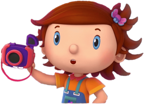 Download Helen Holding Camera Clipart Png Photo - Cartoon (850x479), Png Download