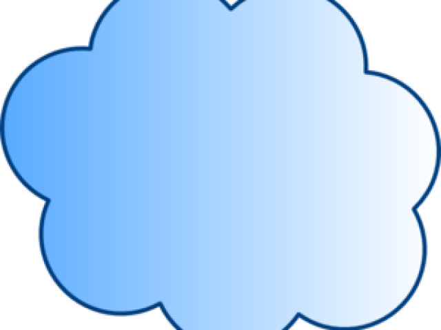 Cloud Clipart Outline - Thought Of The Day Clipart (640x480), Png Download