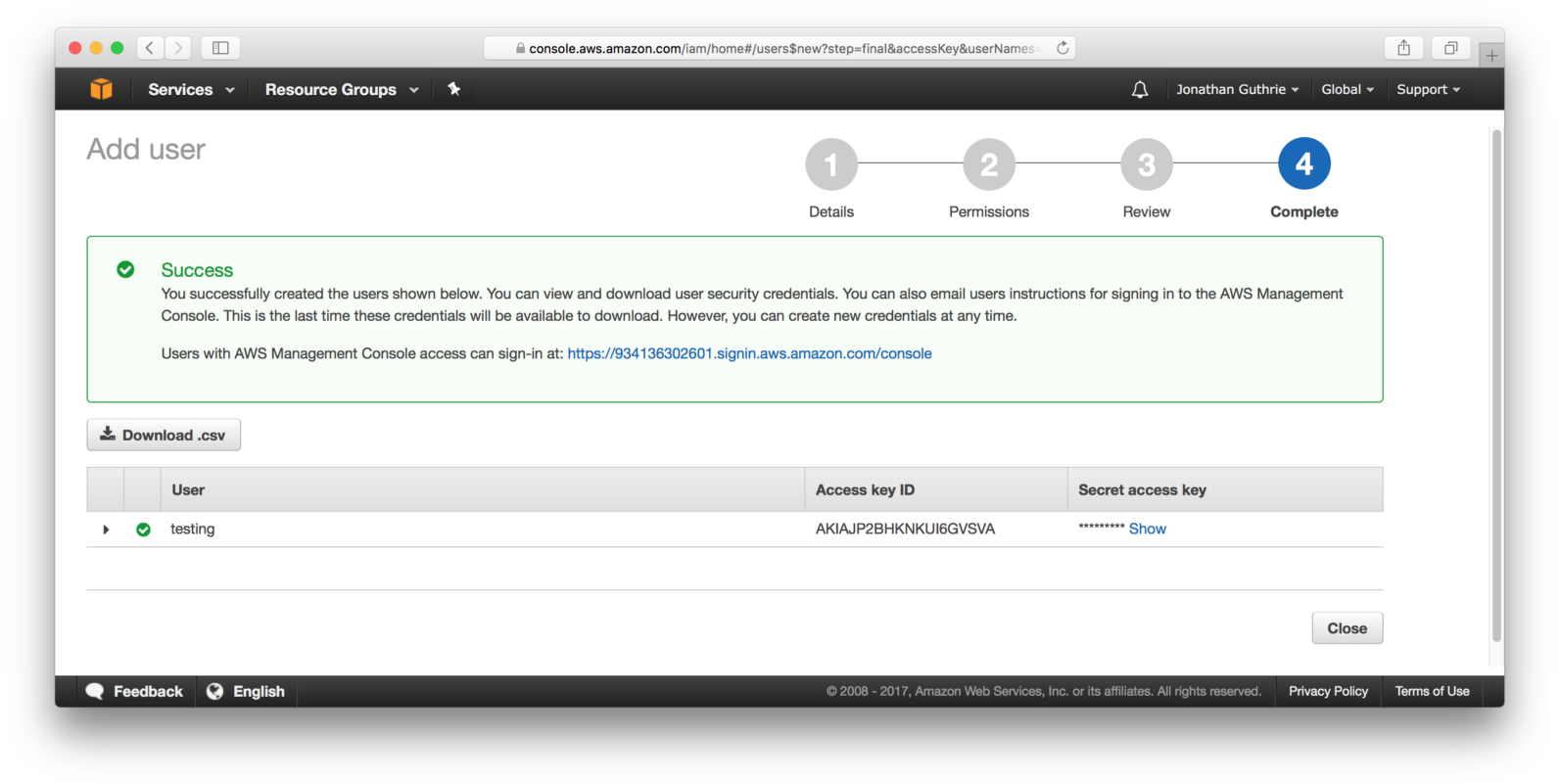 Click The “create Access Key” Button, And Record The - Gov Uk Design (1600x814), Png Download