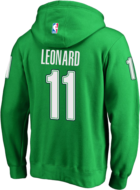 Portland Trail Blazers Meyers Leonard Men's Green St - Sweatshirt (600x800), Png Download