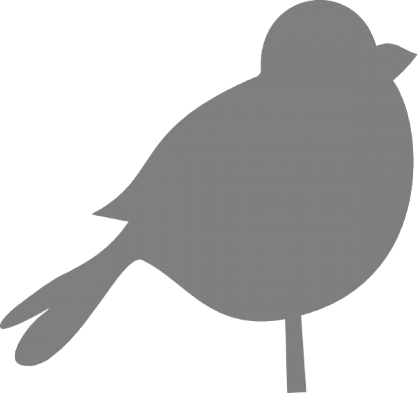 Free Png Download How To Set Use Bird Gray Svg Vector - Grey Bird Clipart (850x798), Png Download
