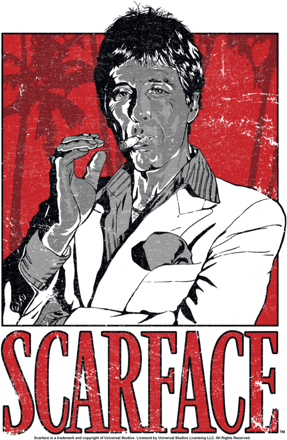 Scarface Png (600x915), Png Download